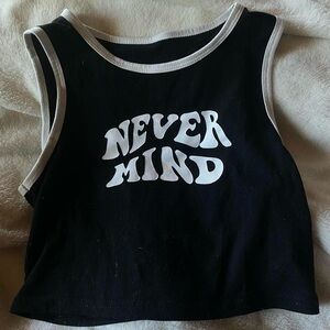 Shein Graphic Tank top/ crop top